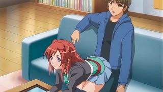 Stepbrother Gets A Boner When Stepsister Sits On Him – Hentai [Subtitled]
